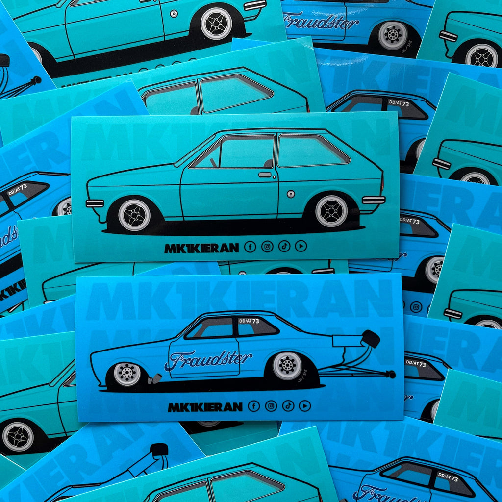 Mk1Kieran Fraudster & Fiesta Sticker Bundle